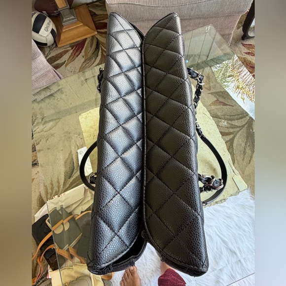🔥🔥LIKE NEW Chanel Grand Shopper Tote Caviar Leather COA READY🔥🔥 - Picture 15 of 16